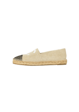 INTERLOCKING CC LOGO ESPADRILLES 39