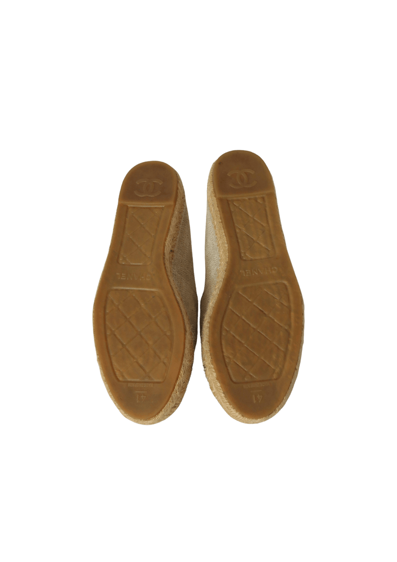 INTERLOCKING CC LOGO ESPADRILLES 39