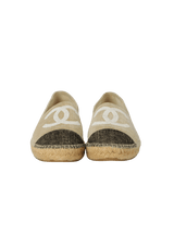 INTERLOCKING CC LOGO ESPADRILLES 39