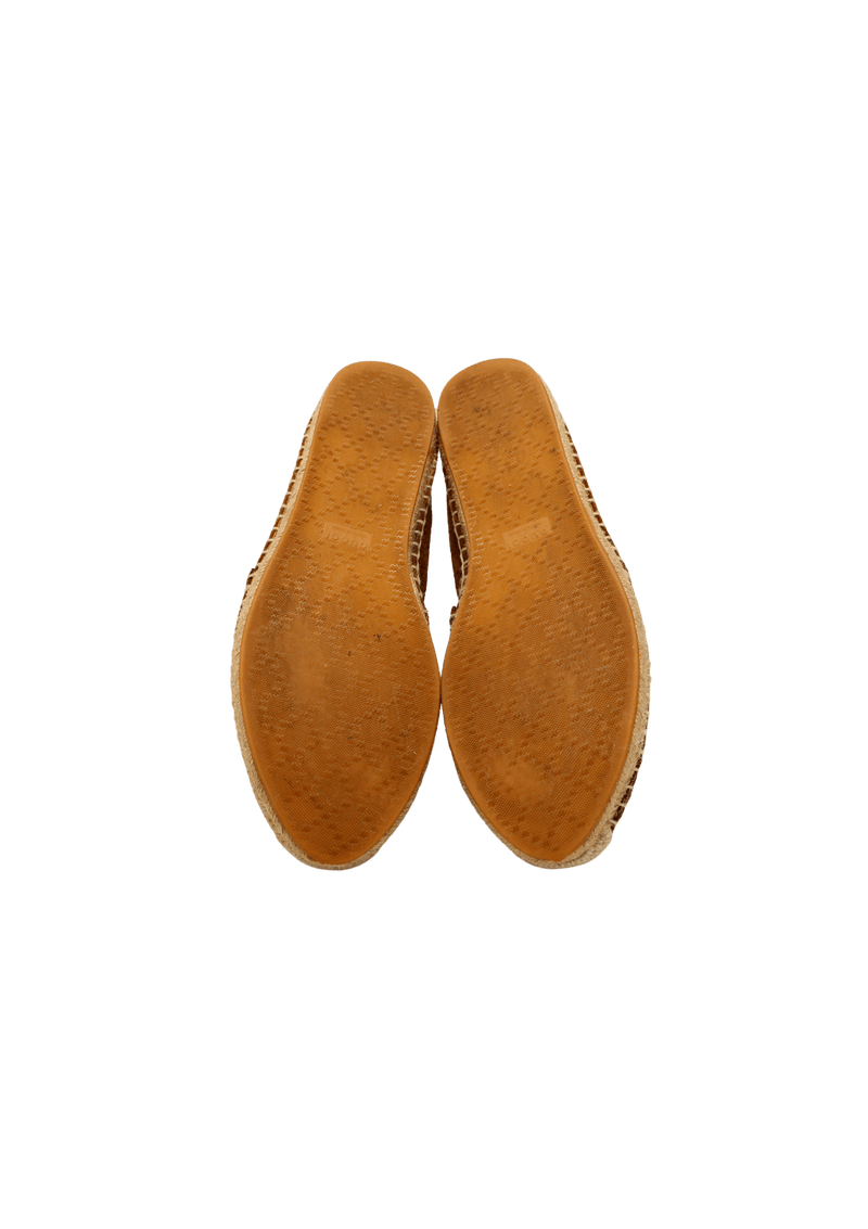 SUEDE MICROGUCCISSIMA ESPADRILLES 37