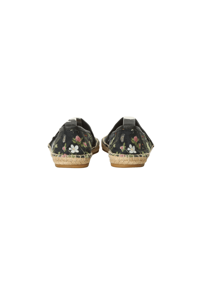 FLORAL PRINT ESPADRILLES 35.5