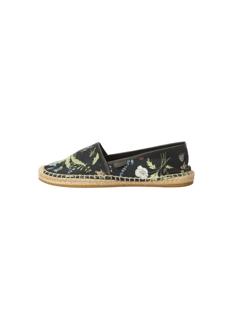 FLORAL PRINT ESPADRILLES 35.5