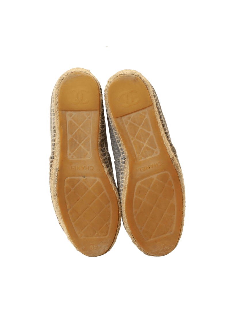 INTERLOCKING CC ESPADRILLES 38