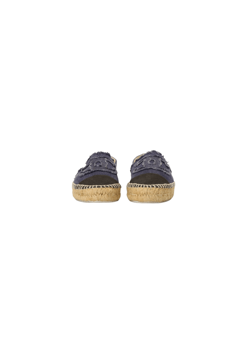 INTERLOCKING CC LOGO ESPADRILLES 38