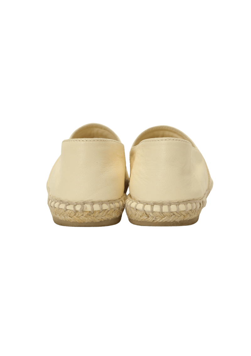 INTERLOCKING CC LOGO ESPADRILLES 35