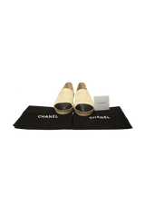 INTERLOCKING CC LOGO ESPADRILLES 35