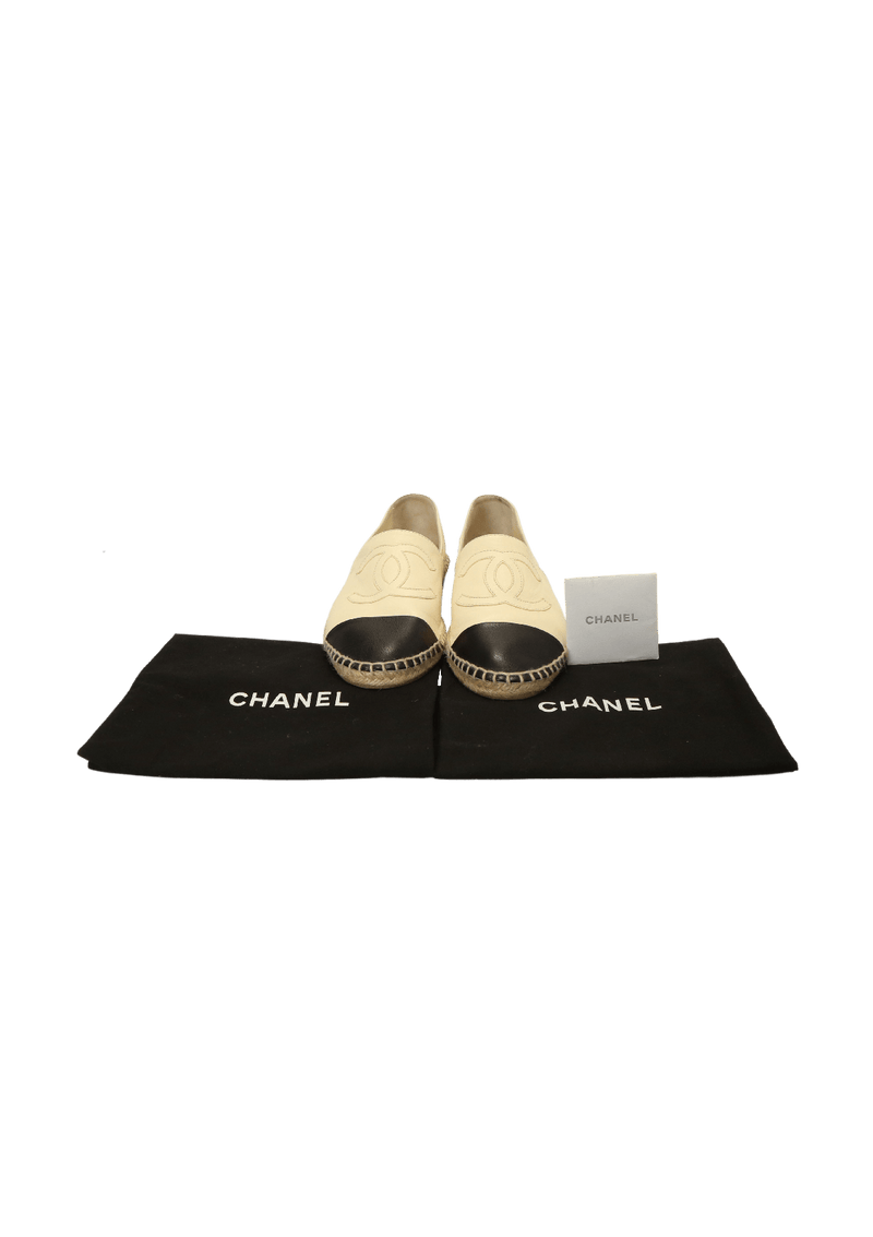 INTERLOCKING CC LOGO ESPADRILLES 35