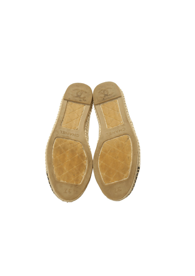 INTERLOCKING CC LOGO ESPADRILLES 35