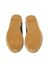 INTERLOCKING CC LOGO ESPADRILLES 36