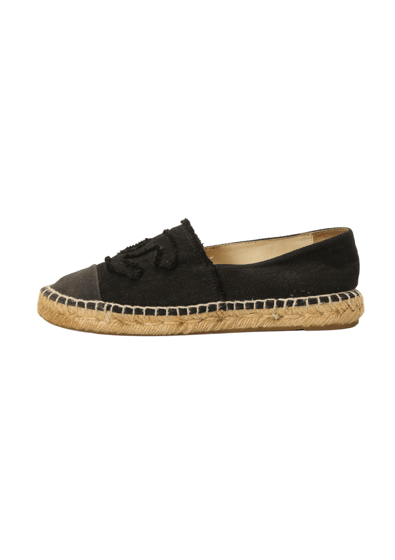 INTERLOCKING CC LOGO ESPADRILLES 36