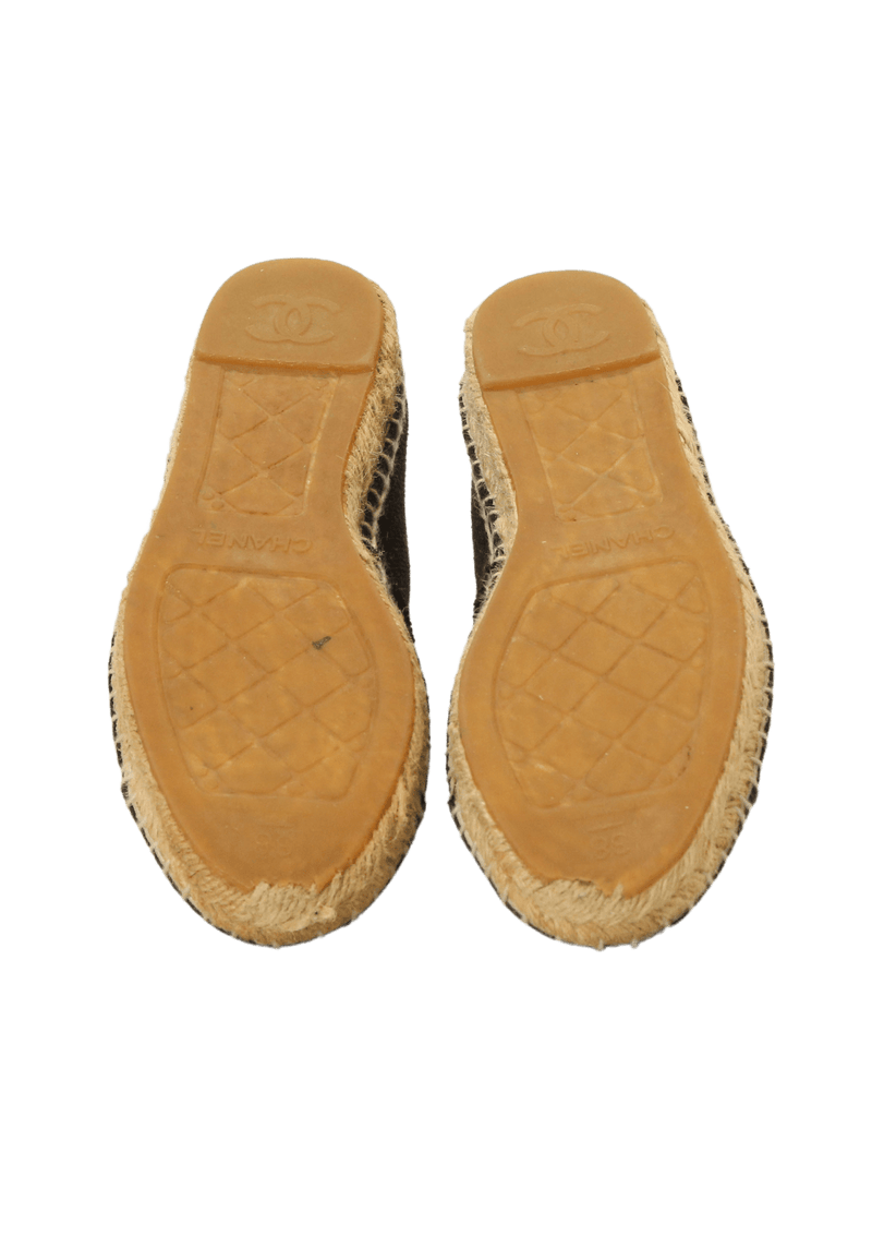 INTERLOCKING CC LOGO ESPADRILLES 36