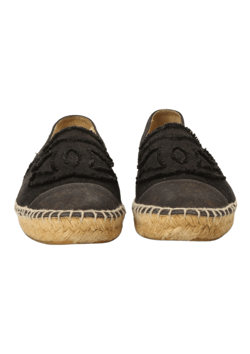 INTERLOCKING CC LOGO ESPADRILLES 36