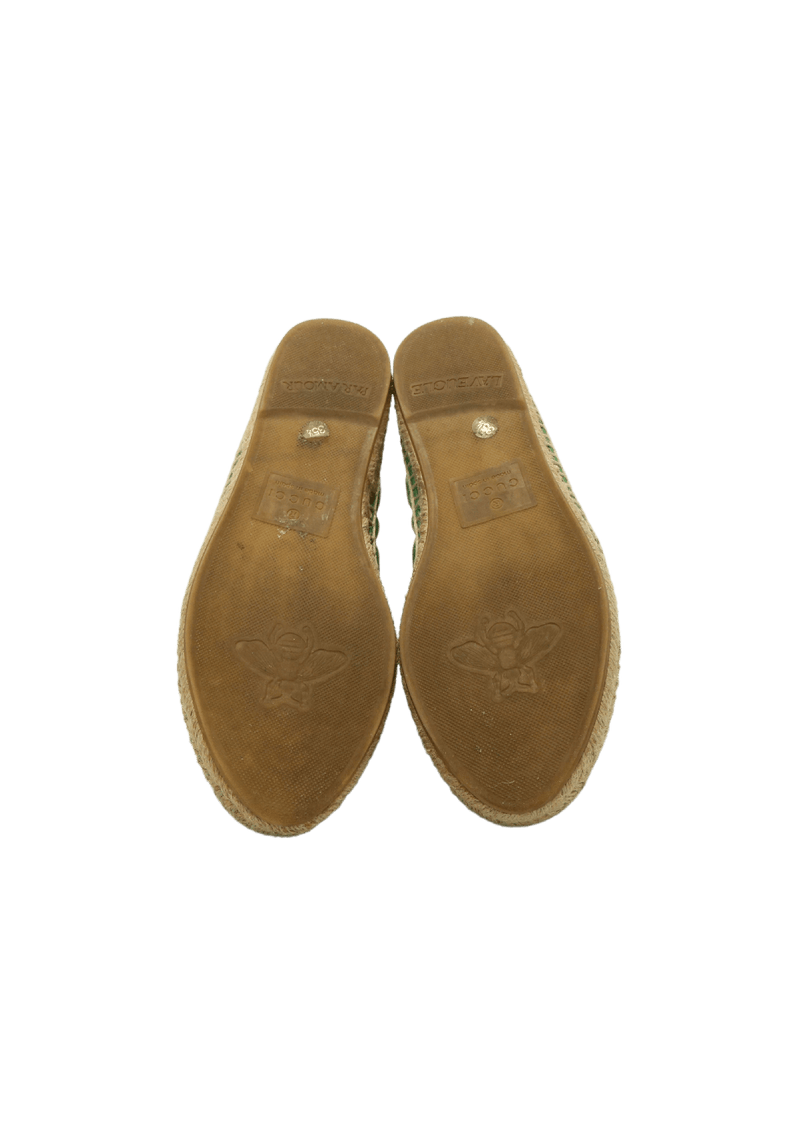 DOUBLE G LOGO ESPADRILLES 34.5