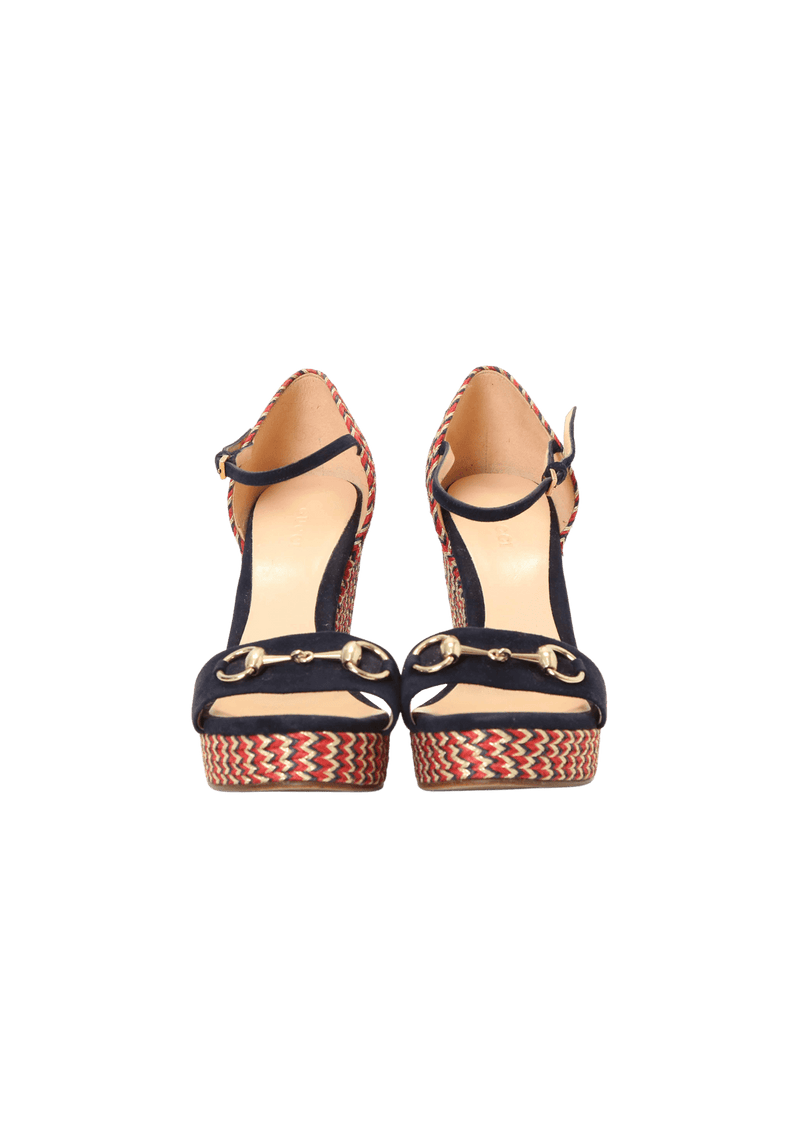 HORSEBIT PLATFORM SANDALS 36