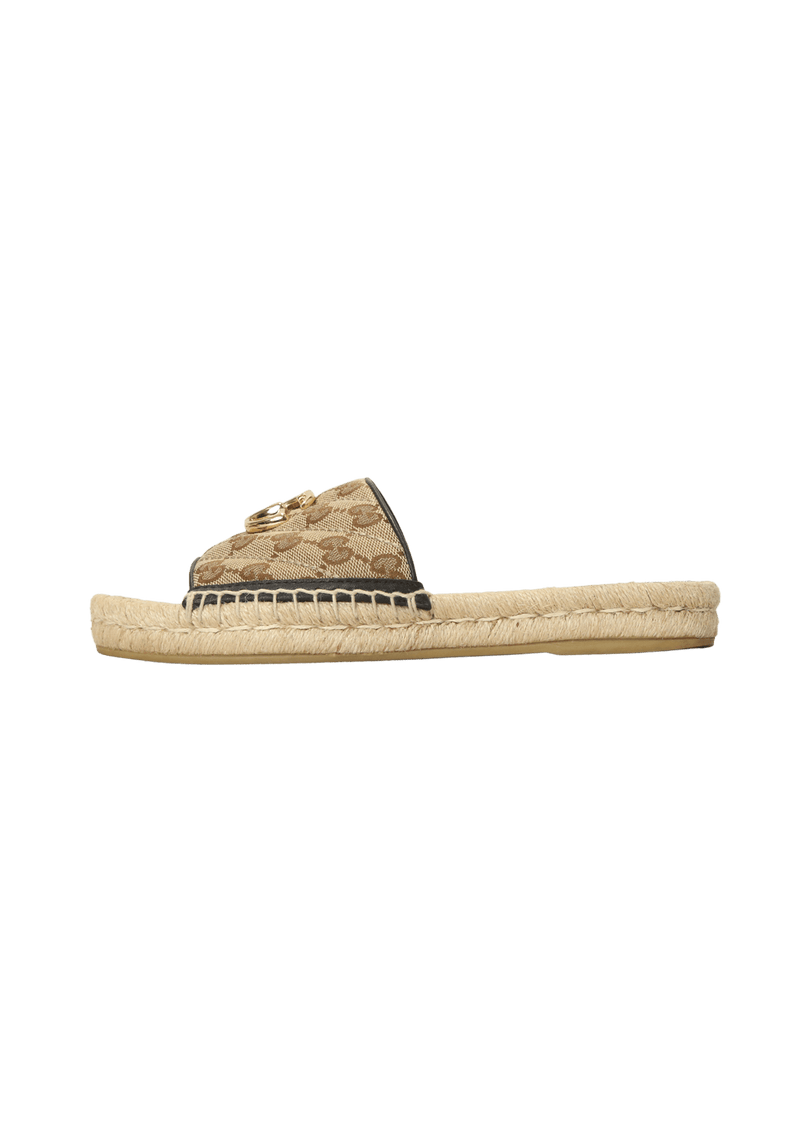 GG CANVAS ESPADRILLES SANDALS 36