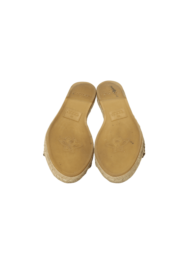 GG CANVAS ESPADRILLES SANDALS 36