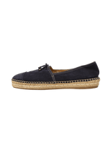 SUEDE BOW  ESPADRILLES 36