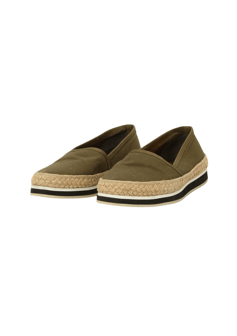 LEATHER ESPADRILLES 36