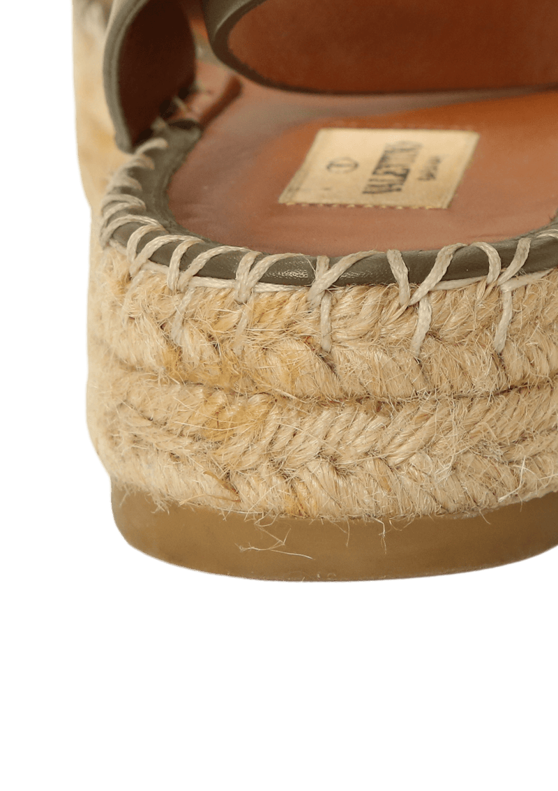 SUEDE ESPADRILLES 36