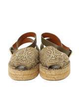 SUEDE ESPADRILLES 36