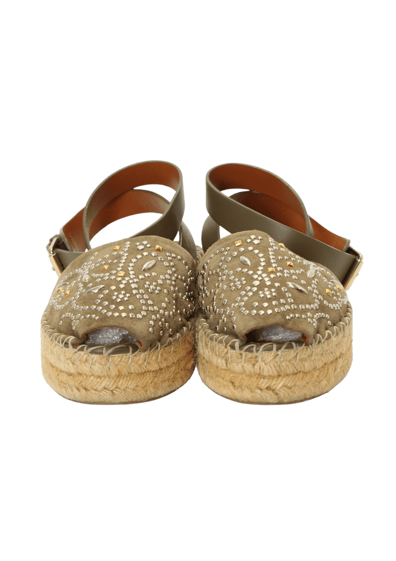 SUEDE ESPADRILLES 36