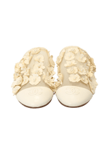 MESH FLOWER PEARL CC MULES 37