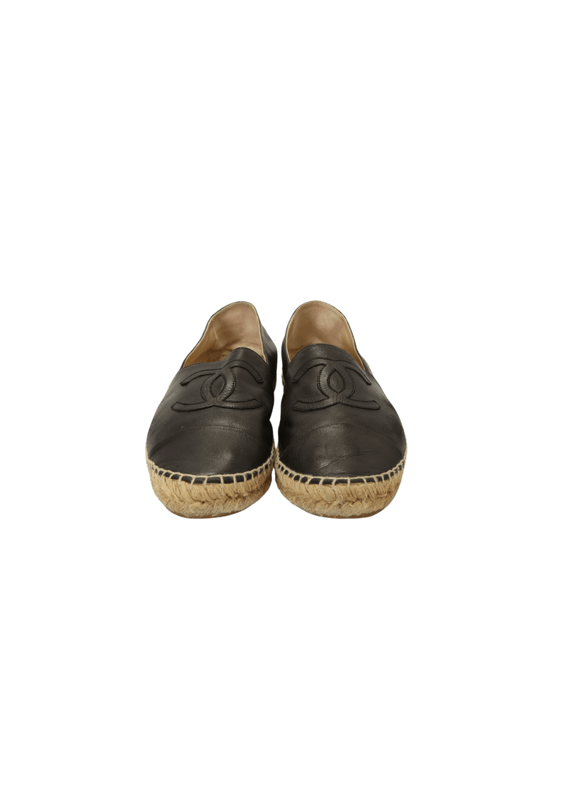 INTERLOCKING CC LOGO ESPADRILLES 38