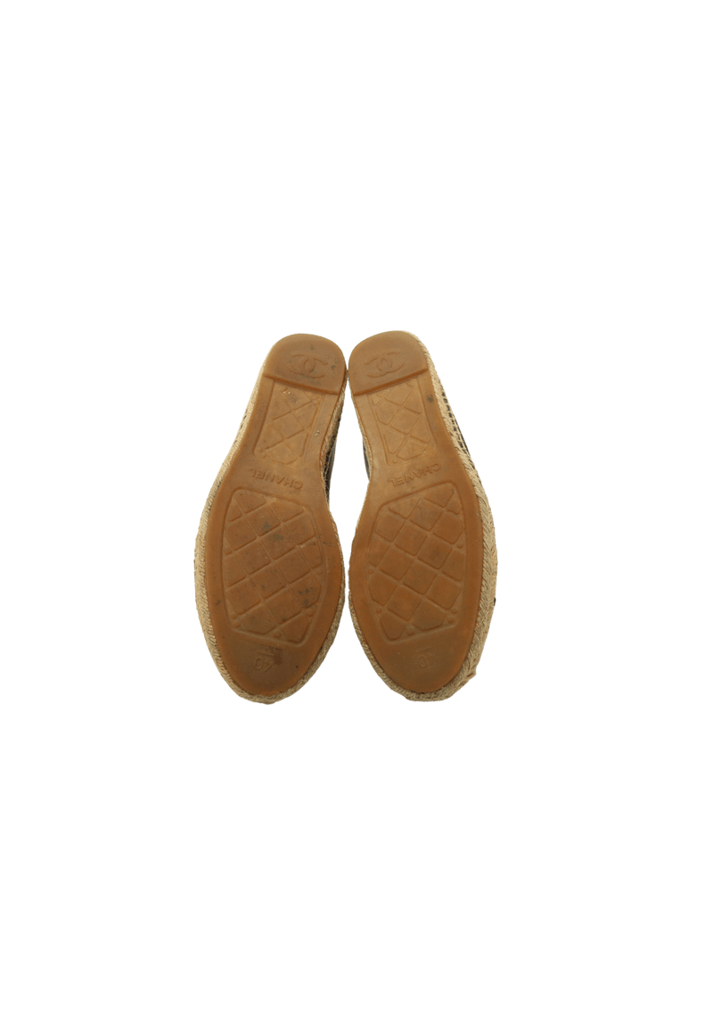 INTERLOCKING CC LOGO ESPADRILLES 38