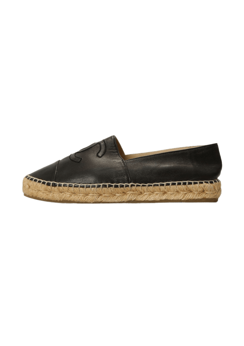 INTERLOCKING CC LOGO ESPADRILLES 36