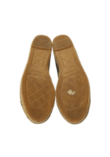 INTERLOCKING CC LOGO ESPADRILLES 36