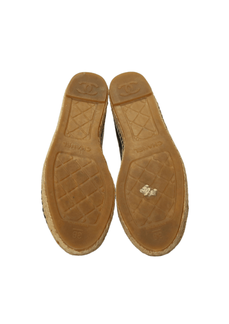 INTERLOCKING CC LOGO ESPADRILLES 36