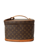 VINTAGE MONOGRAM NICE VANITY BAG