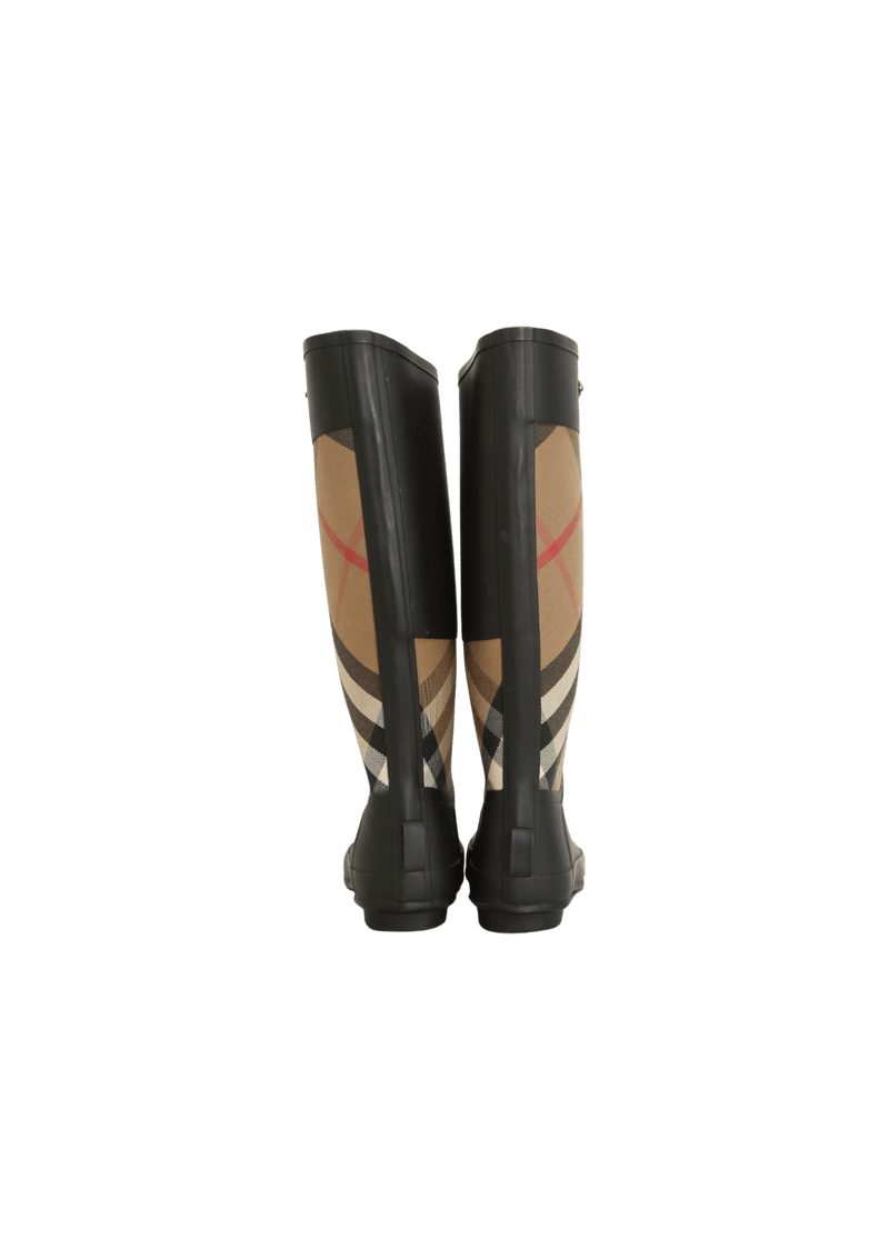 NOVA CHECK RUBBER BOOTS 36