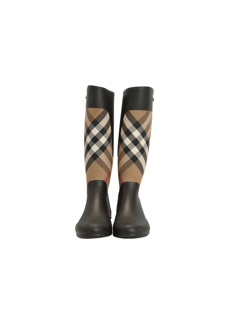 NOVA CHECK RUBBER BOOTS 36