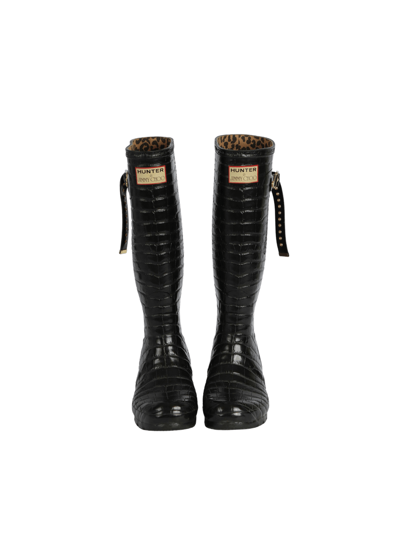 Hunter jimmy choo rain top boots