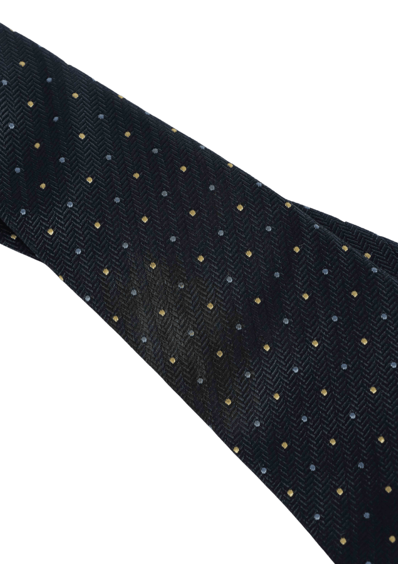 DOTS PATTERN SILK TIE