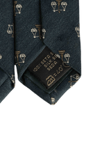 JUSTICE PATTERN SILK TIE