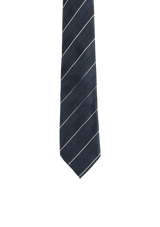 STRIPED PATTERN SILK TIE
