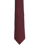 FISH PATTERN SILK TIE