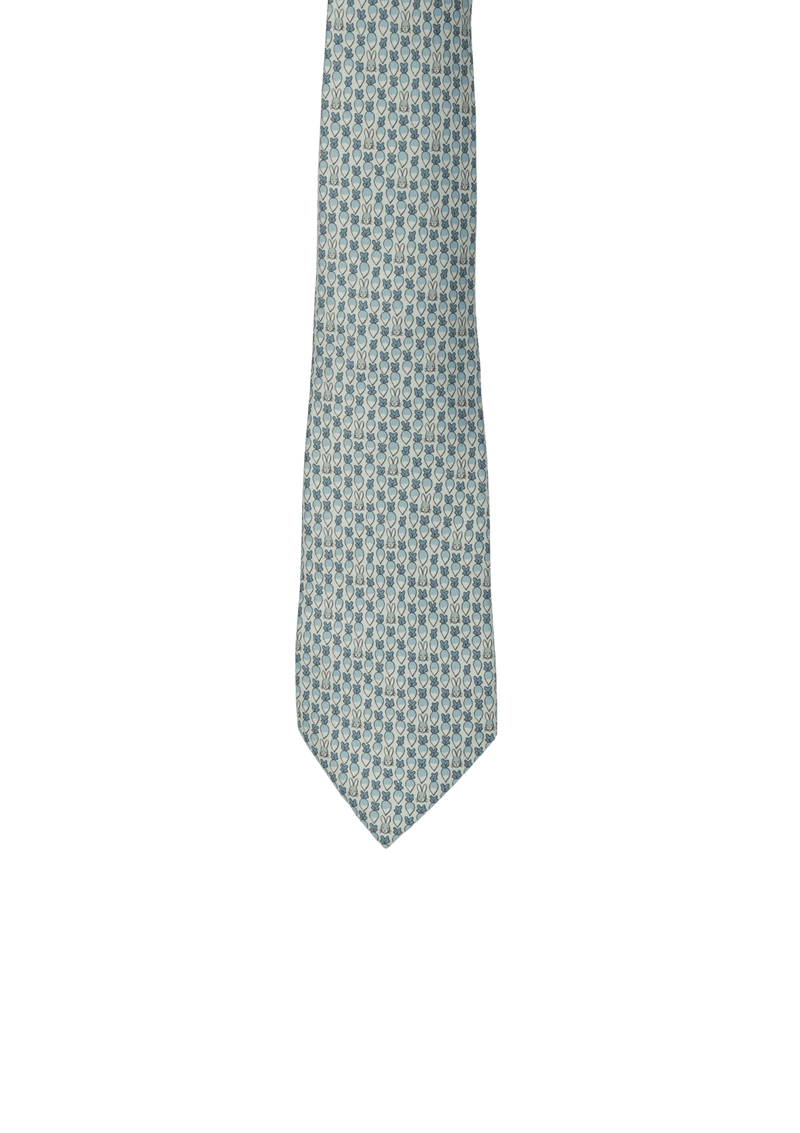 PRINTED SILK TIE