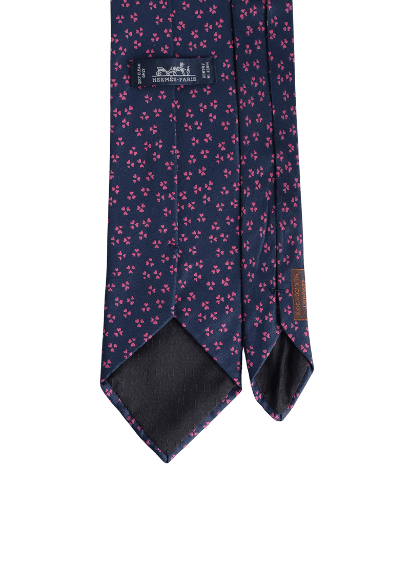 SILK CLOVER PRINTED TIE