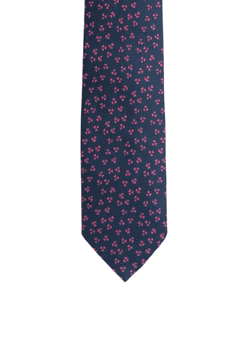 SILK CLOVER PRINTED TIE