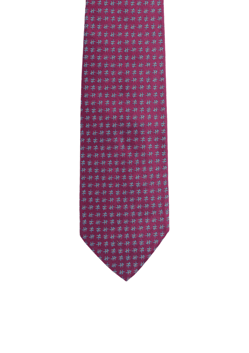 SILK PRINT TIE