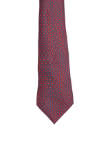 VINTAGE PRINTED SILK TIE