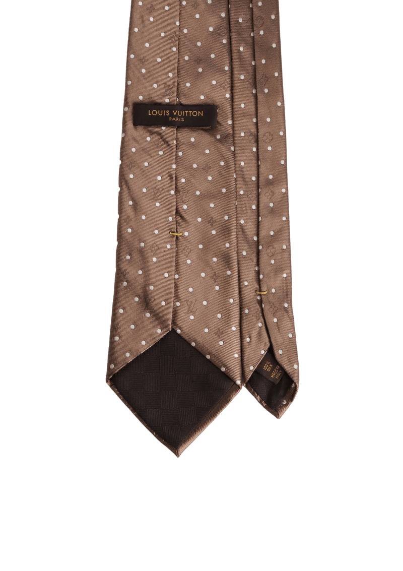 SILK MONOGRAM PRINTED TIE