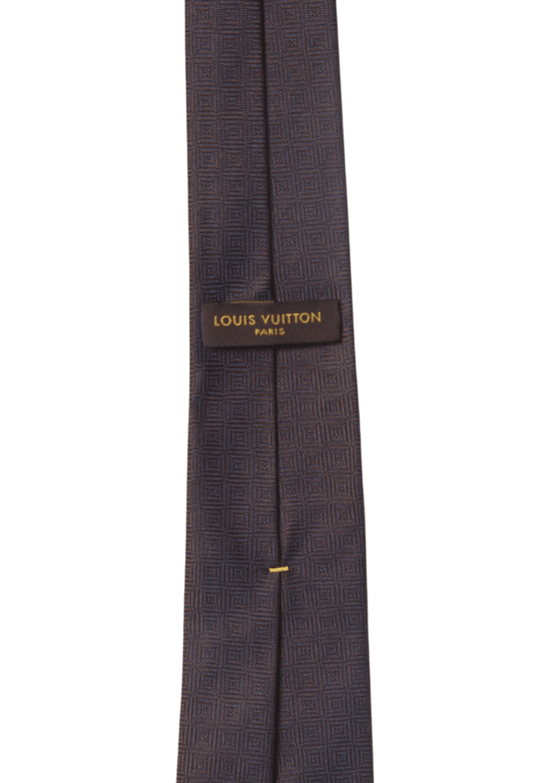 SPIRAL PRINTED SILK TIE