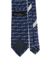 BEACH PRINTED SILK TIE