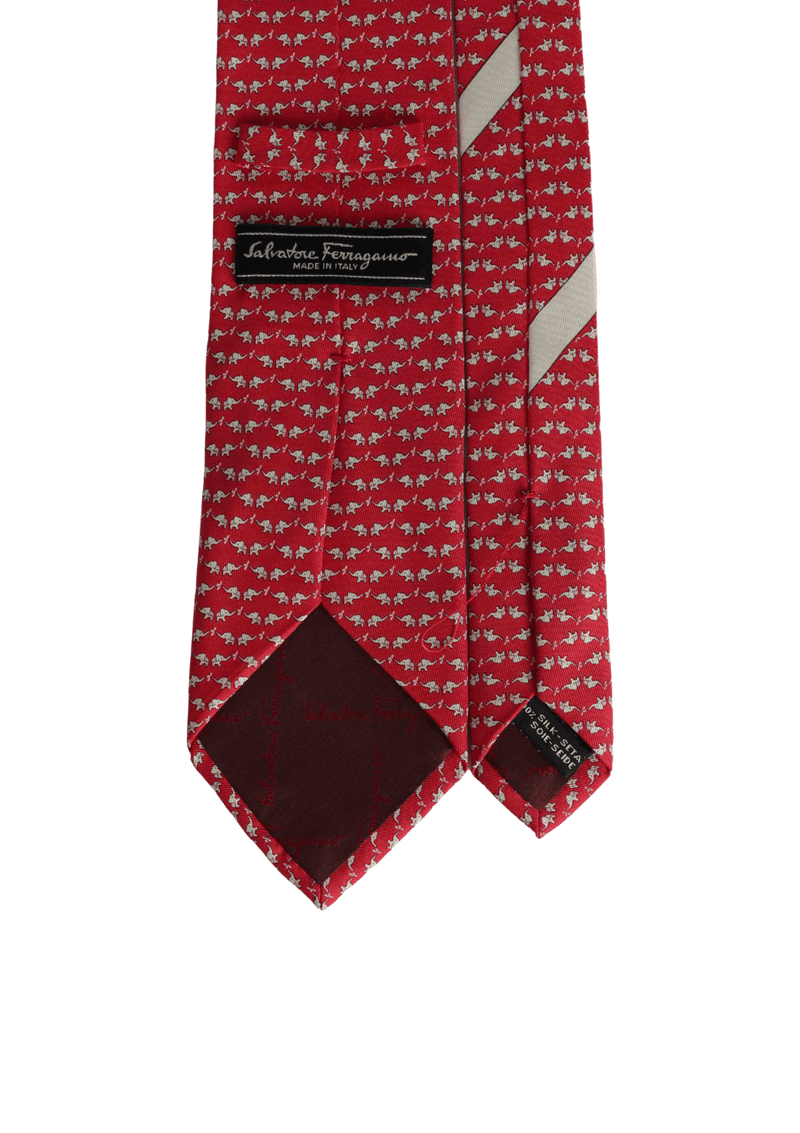 ELEPHANT TWIN SILK TIE