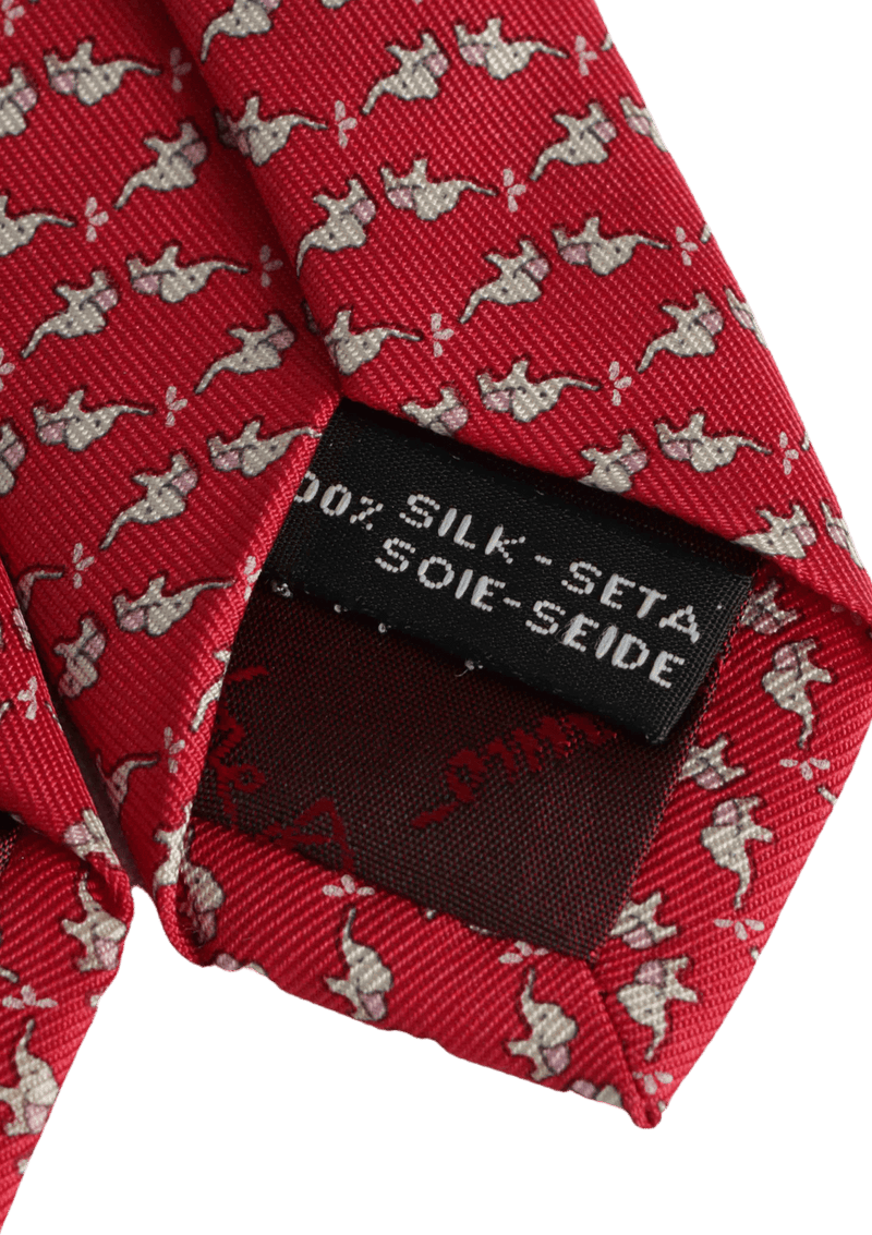 ELEPHANT TWIN SILK TIE