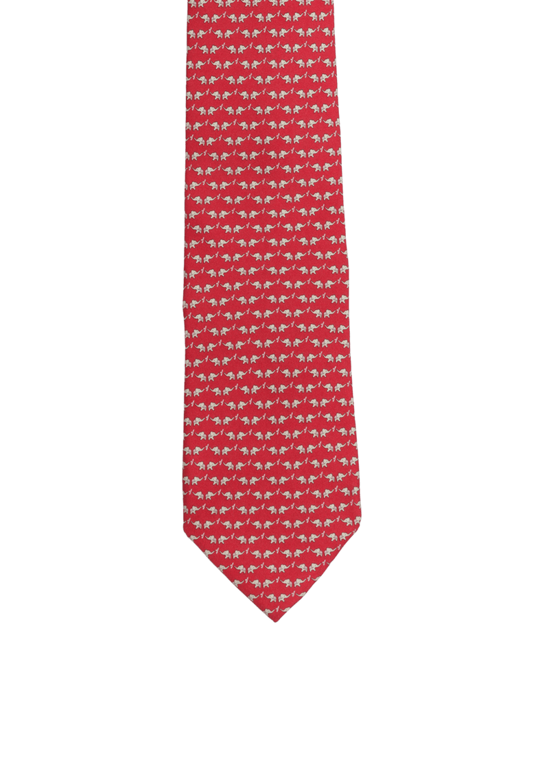 ELEPHANT TWIN SILK TIE